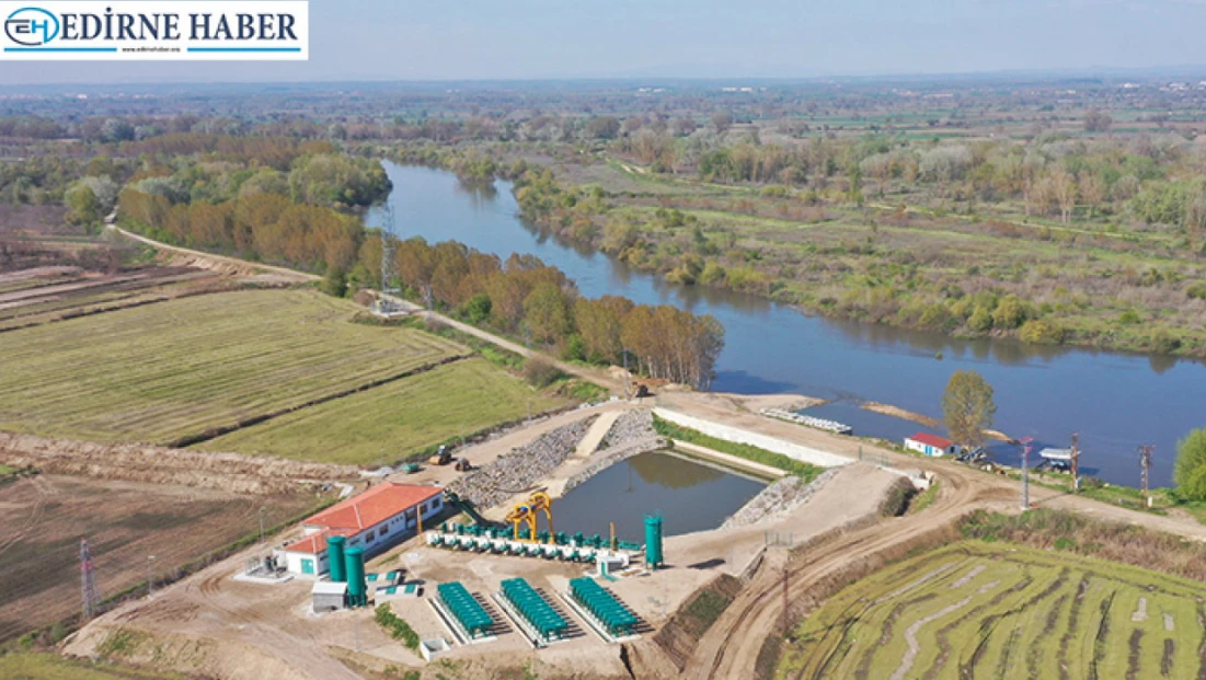 Edirne Meriç Sulamasında Çalışmalar Hız Kesmiyor