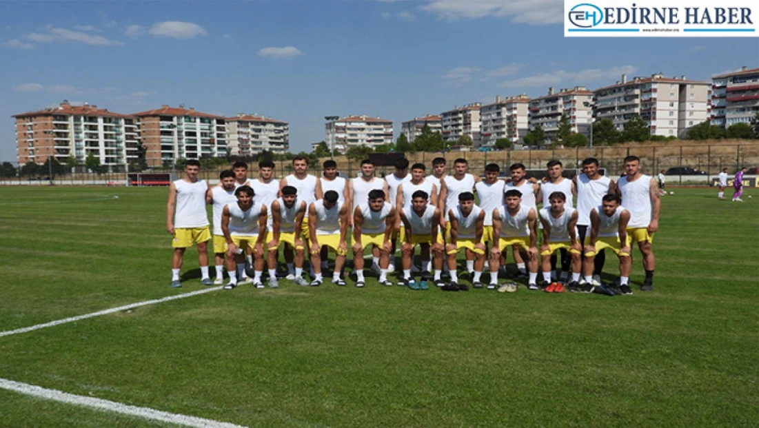 Edirnespor sahaya 9 kişi çıktı kupadan elendi