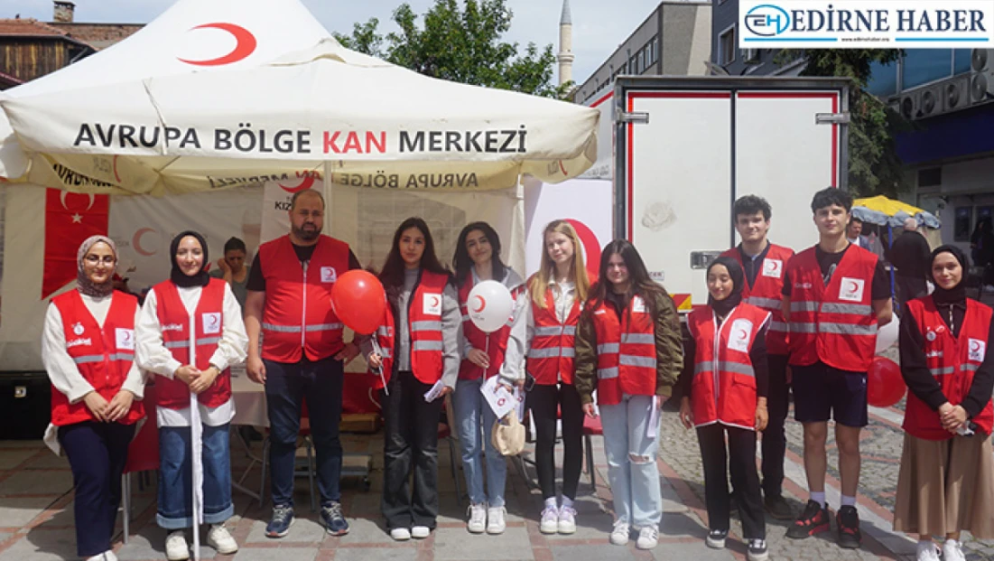 Genç Kızılay Edirne gönüllülerinden empati parkuru