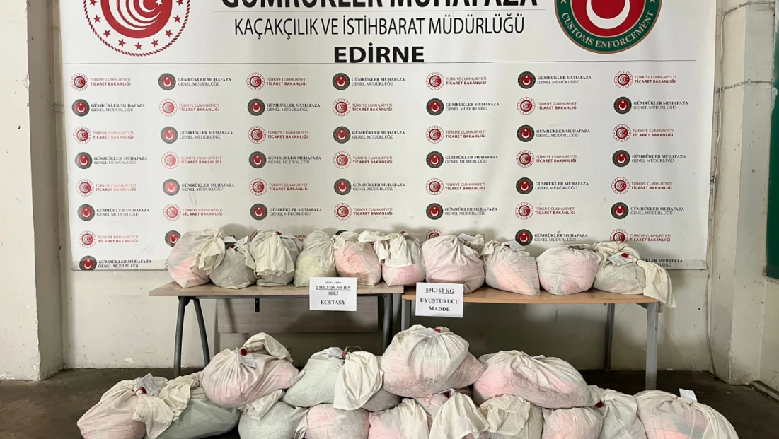 Kapıkule’de zehir tacirlerine büyük darbe