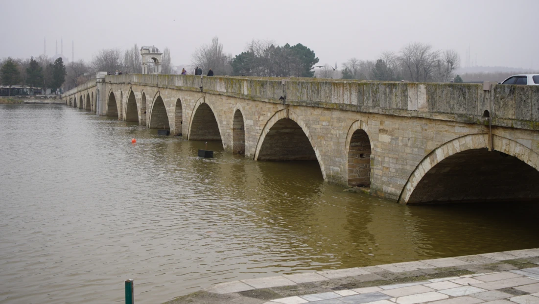 Meriç ve Tunca'nın debileri son yağışlarla yükseldi