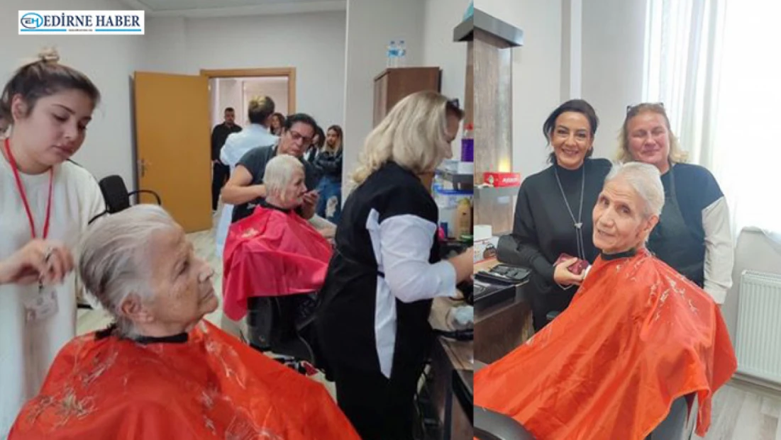 SODAM’ın kuaförlük projesi büyüklere moral oldu