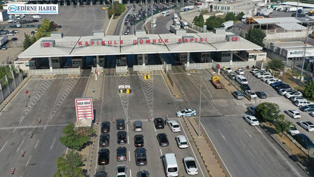 Trakya sınır kapılarında  15 milyonu aşan yolcu hareketliliği