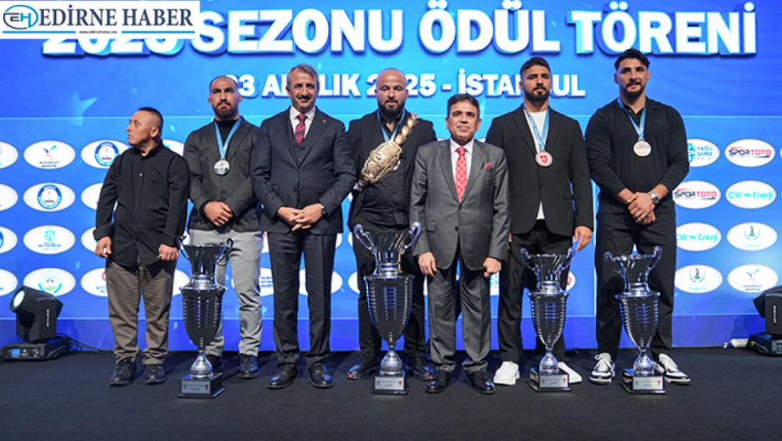 Yağlı güreşin yıldızlarına ödül