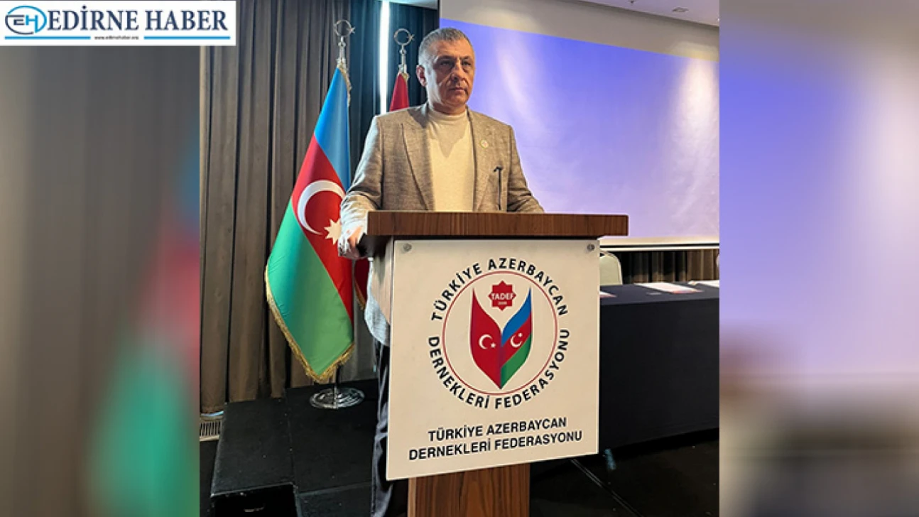 Edirne'de 8 Kasım Azerbaycan Zafer Günü Gururla Kutlandı