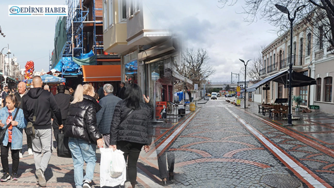 Kalabalıktan ıssızlığa: Ulus Pazarı kapandı, Edirne boş kaldı
