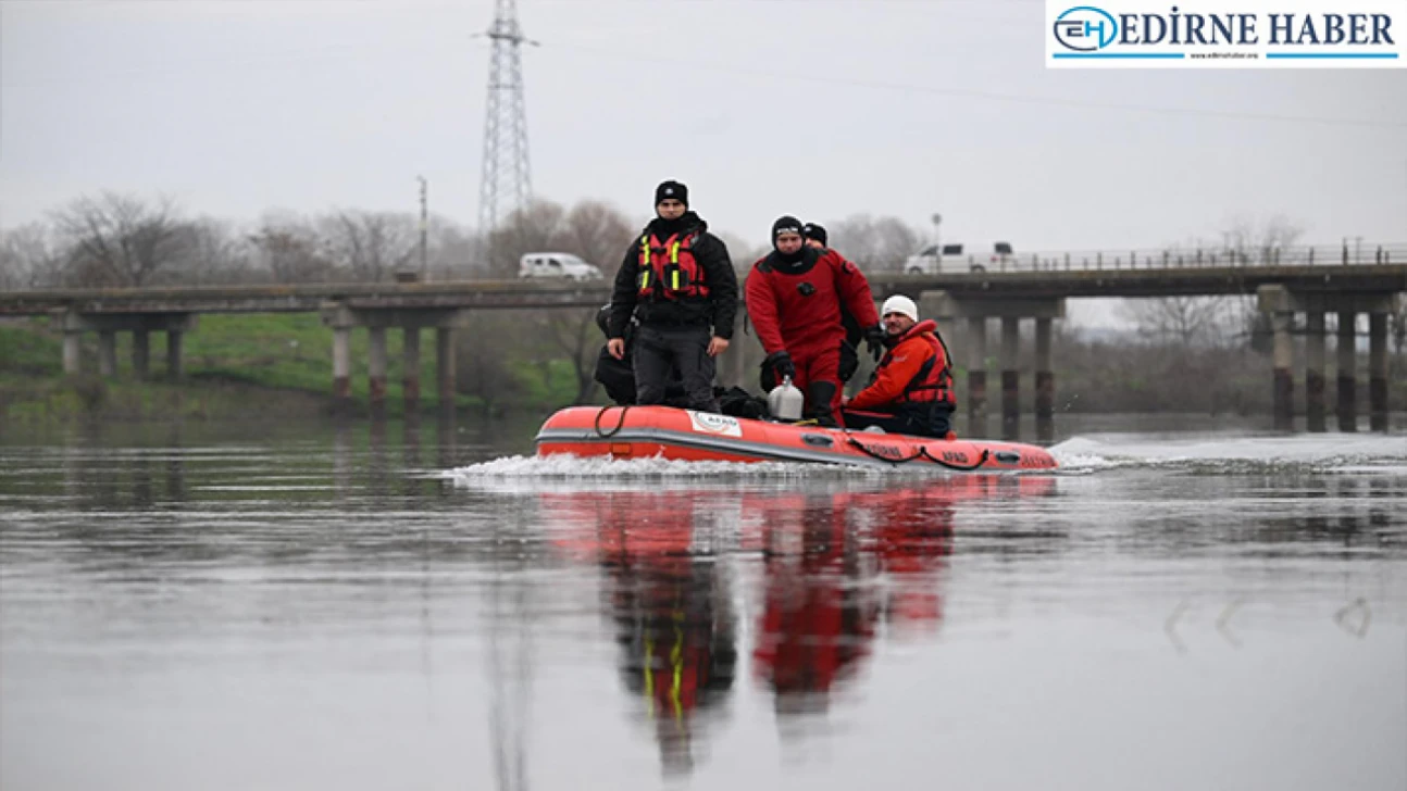 Meriç Nehri'nde kaybolan genç için seferberlik