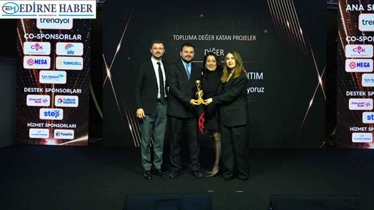 TREDAŞ'ın Kuş Koruma Projesine 'Toplumsal Fayda Ödülü'