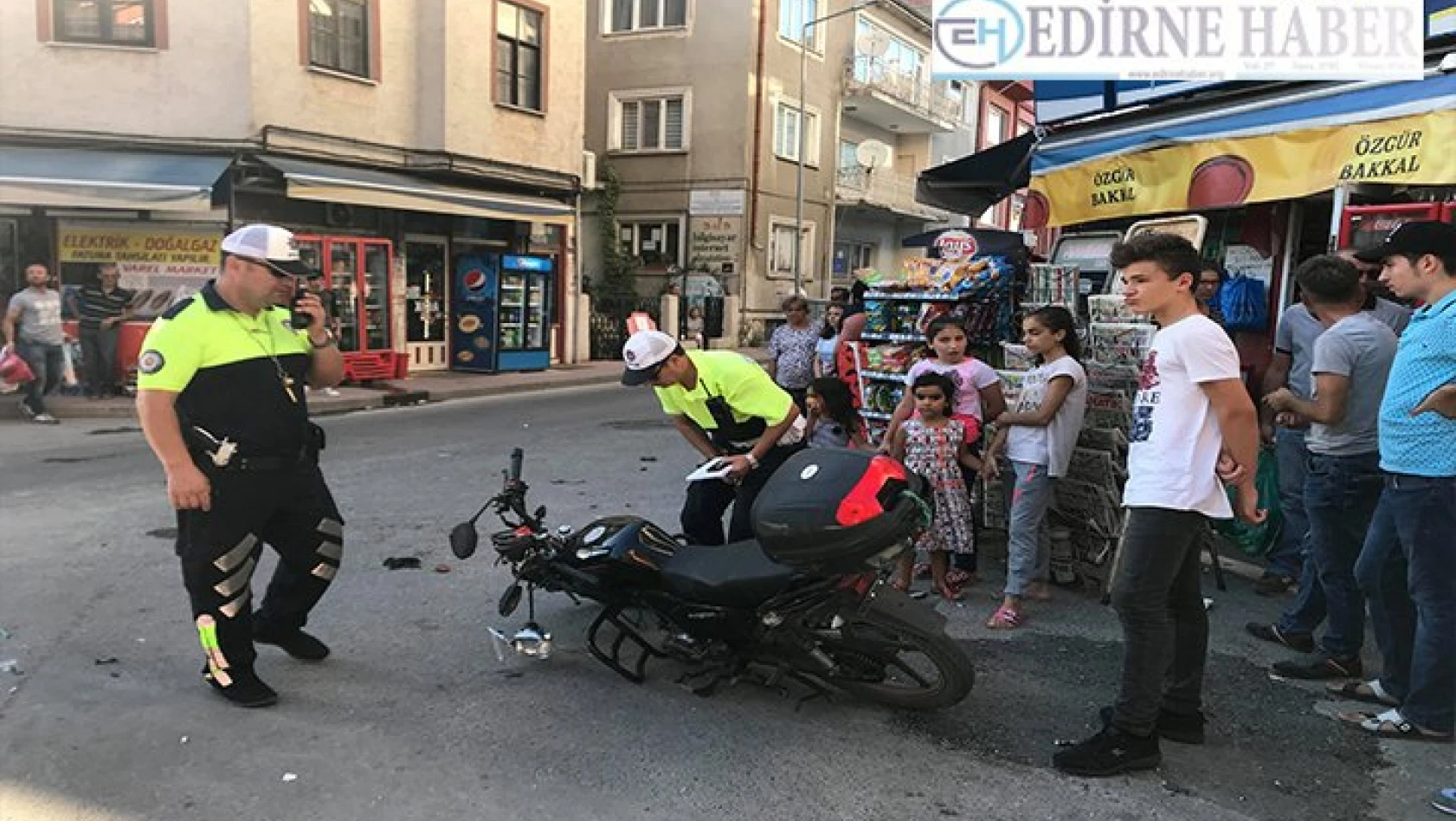 Edirne'de trafik kazası: 1 yaralı