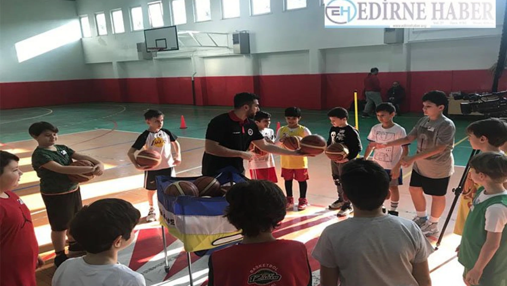Edirne'de basket takımı alt yapı seçmeleri
