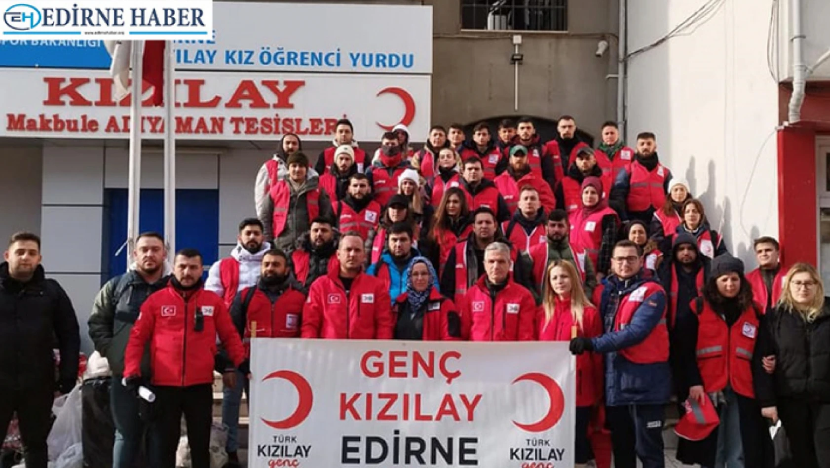 46 Türk Kızılay gönüllüsü deprem bölgesine gitti