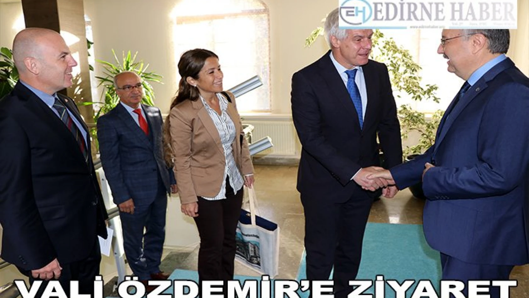 Başkonsolos Reiffenstuel'den Edirne Valisi Özdemir'e ziyaret