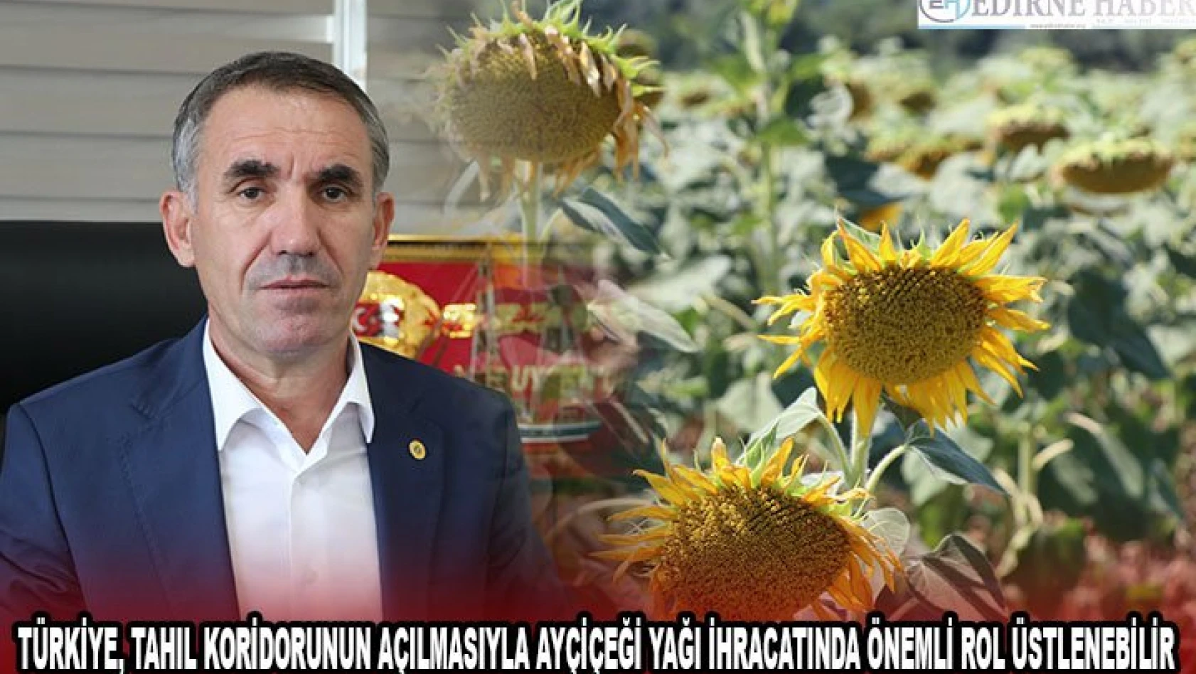 Türkiye, tahıl koridorunun açılmasıyla ayçiçeği yağı ihracatında önemli rol üstlenebilir