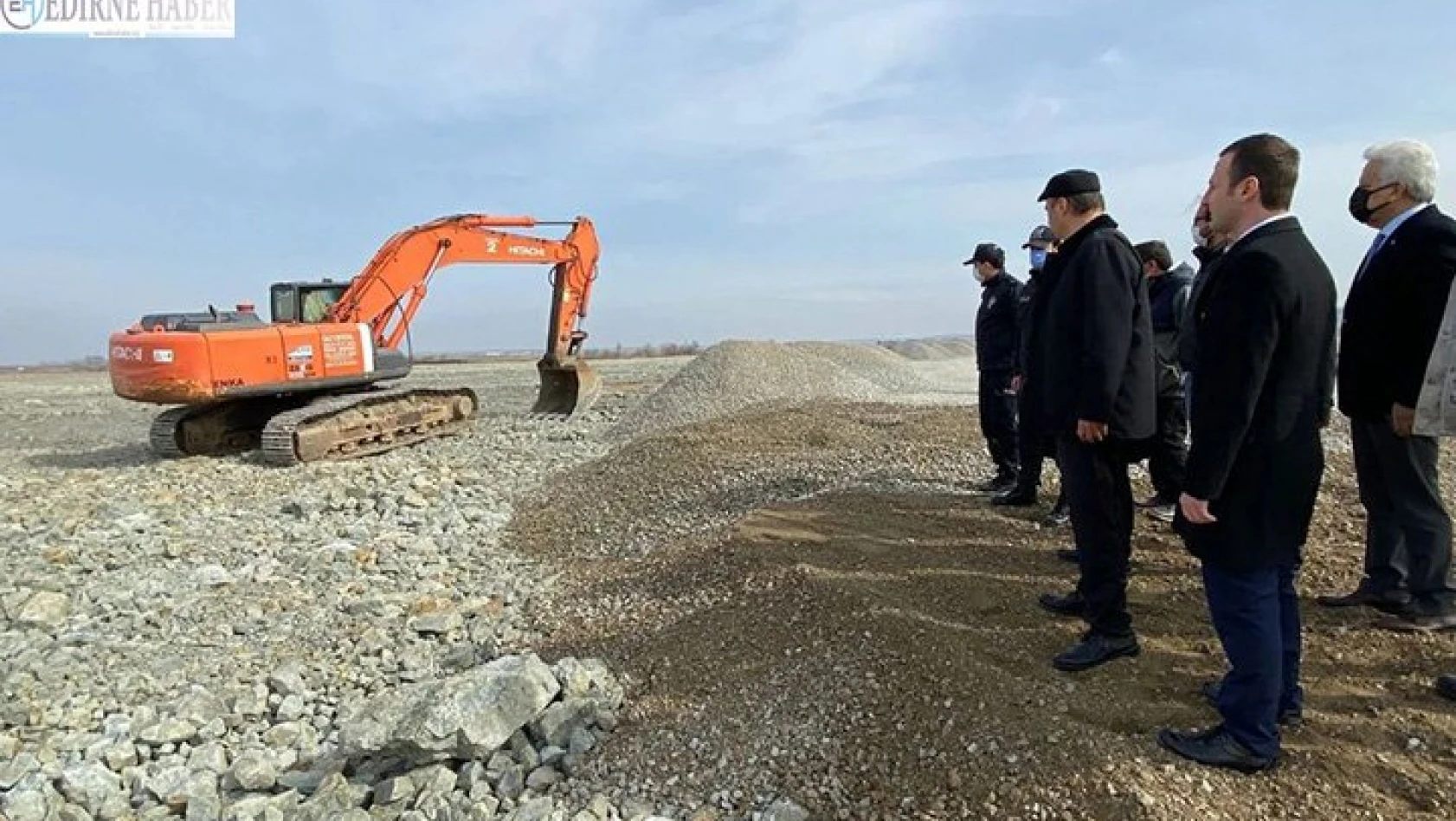 İpsala ve Hamzabeyli sınır kapılarında tır parkı inşaatları devam ediyor
