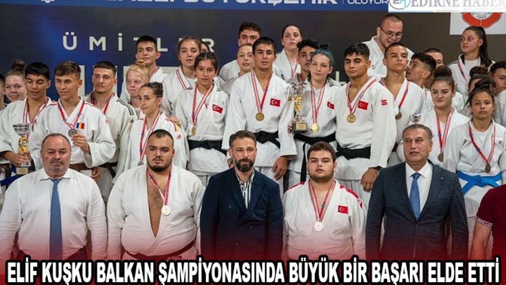 Elif Kuşku Balkan şampiyonasında büyük bir başarı elde etti