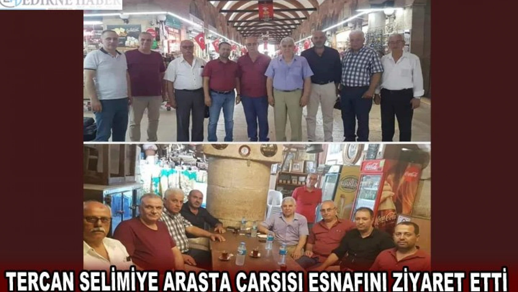 Tercan Selimiye Arasta Çarşısı esnafını ziyaret etti
