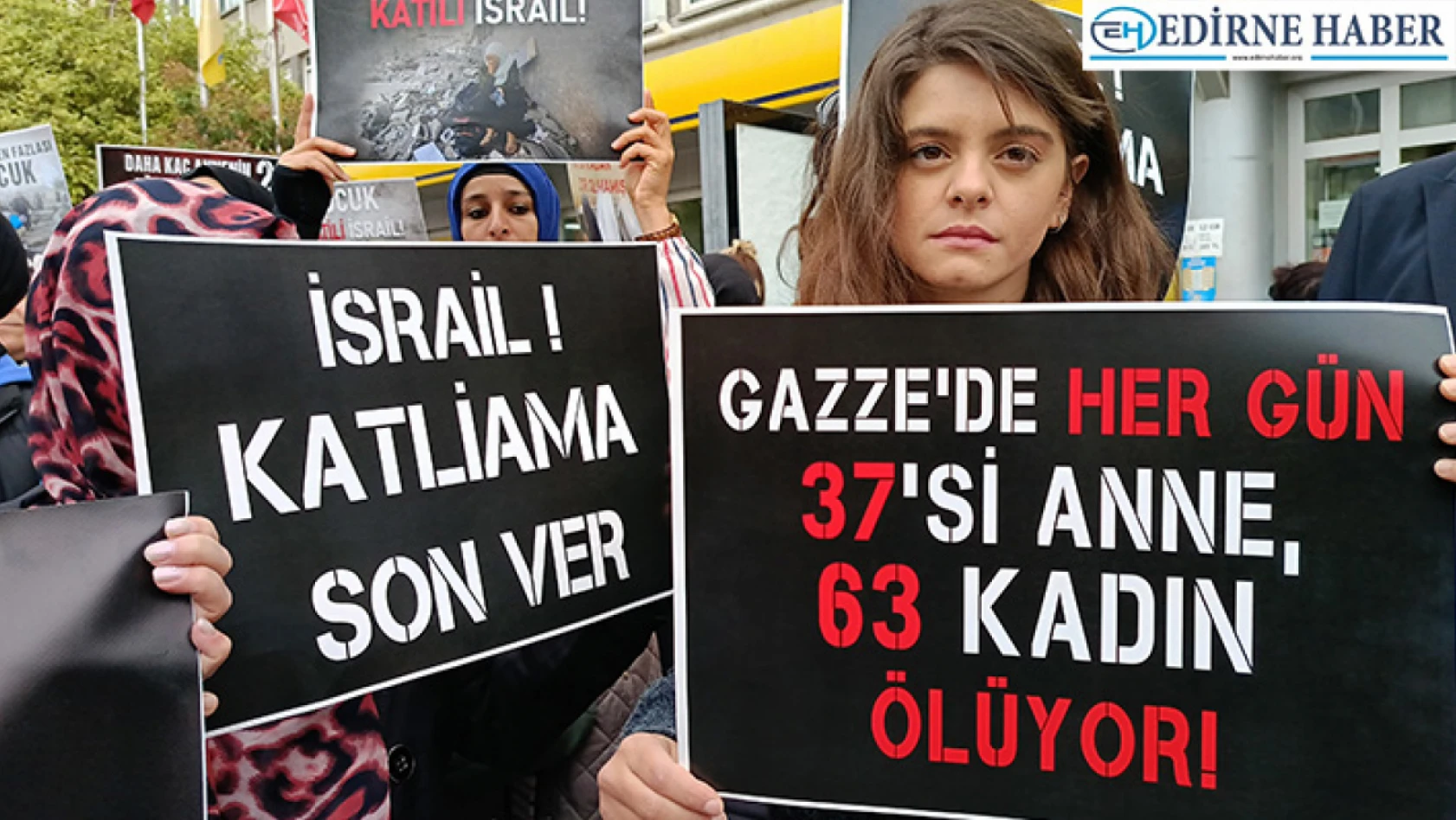 AK Partili kadınlar Gazze'deki annelerin yaşadığı acılara dikkat çekti
