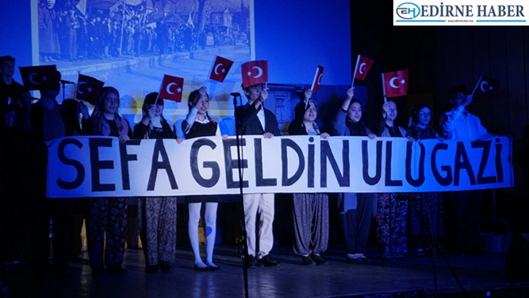 Atatürk'ün Edirne'ye gelişinin 93'ncü yılı törenle kutlandı