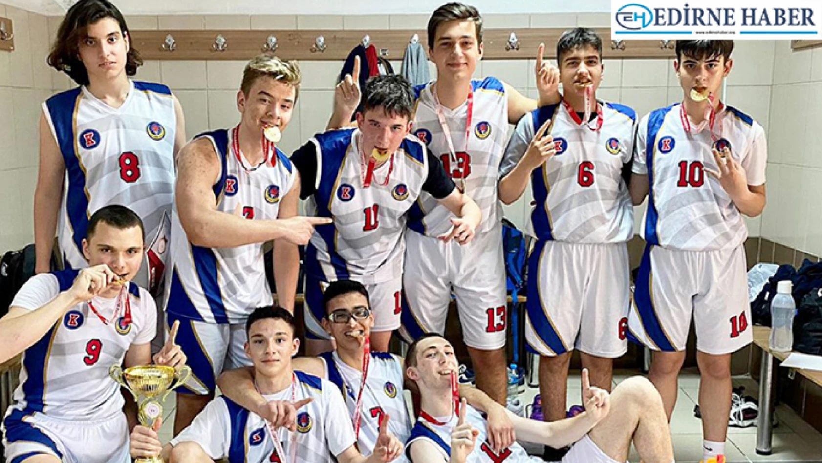 Basketbolda şampiyonluk TED Edirne Koleji'nin