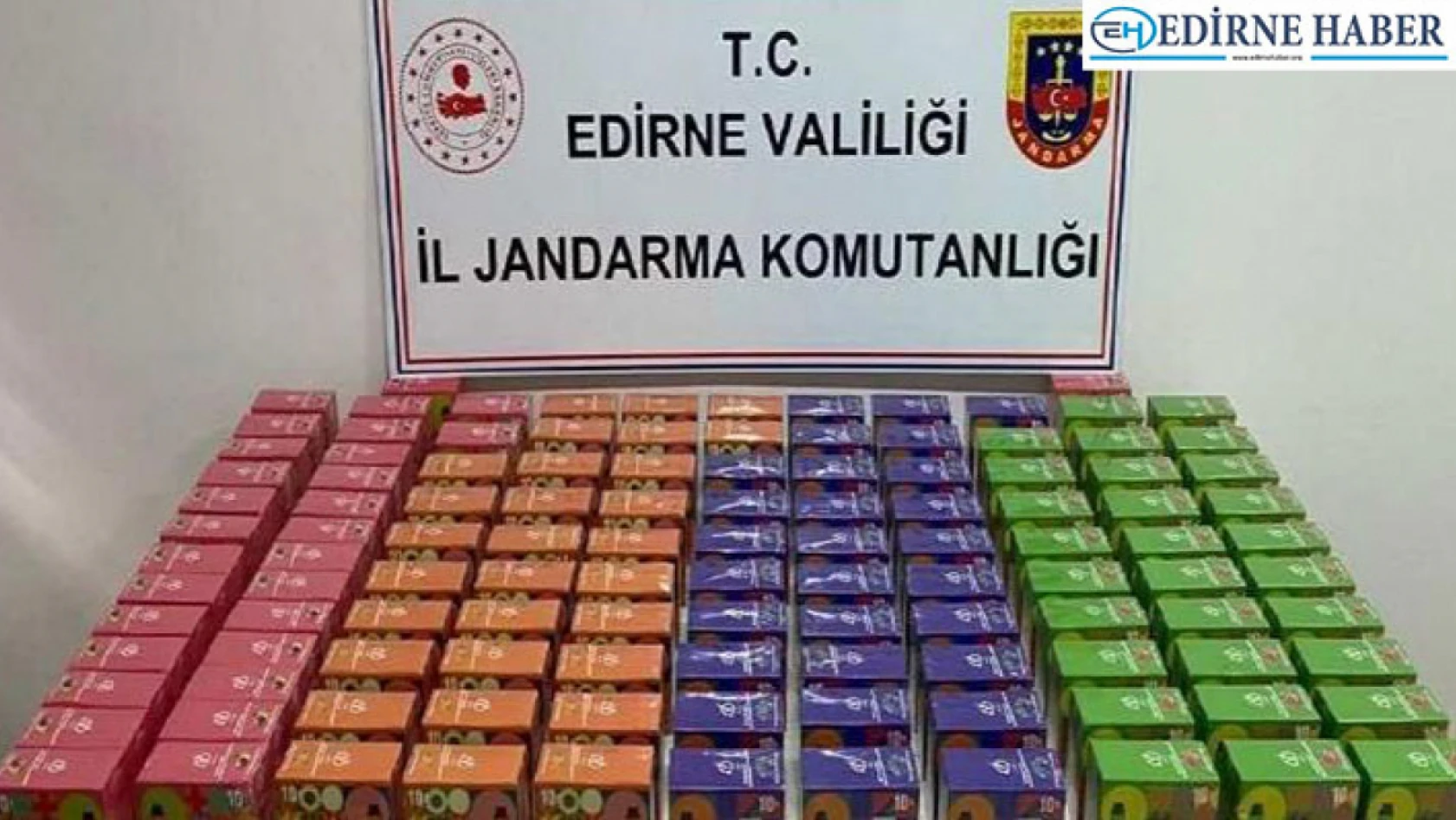 Edirne'de 1179 adet elektronik sigara ele geçirildi