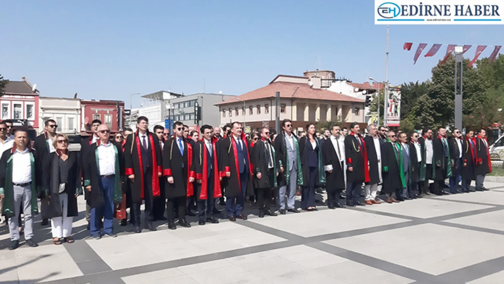 Edirne'de 2023-2024 Adli Yıl açılışı nedeniyle tören düzenlendi