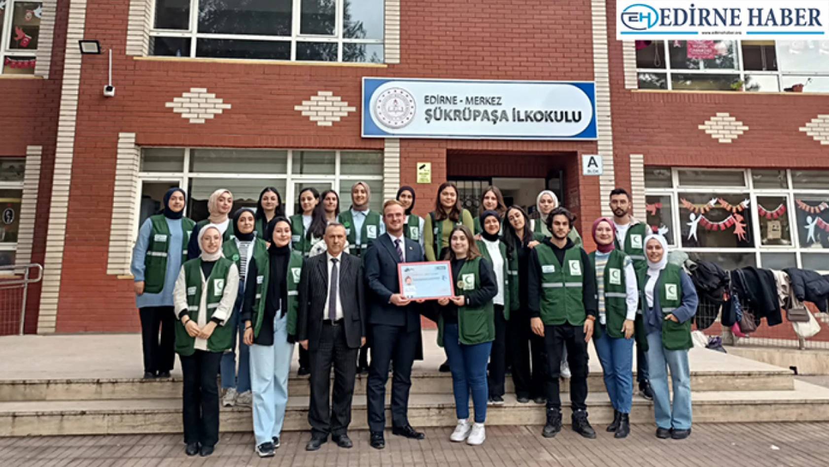 Edirne'de 'Benim Kulübüm Yeşilay' projesi ile 309 öğrenciye ulaşıldı