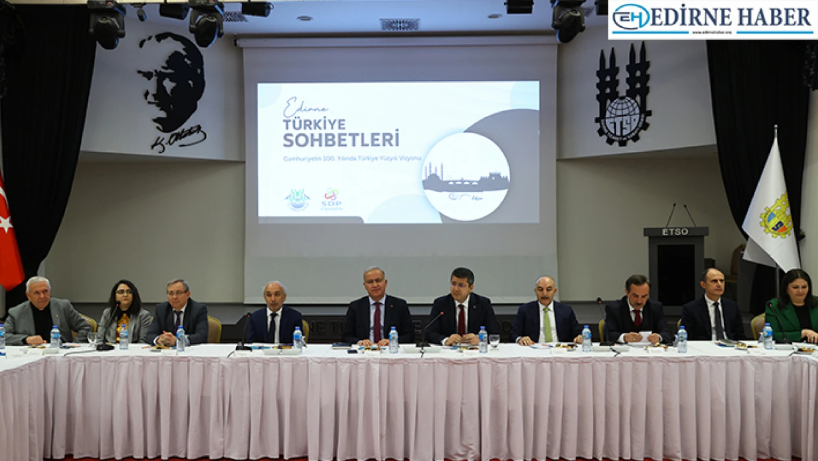 Edirne'de 'Türkiye Sohbetleri' toplantısı düzenlendi