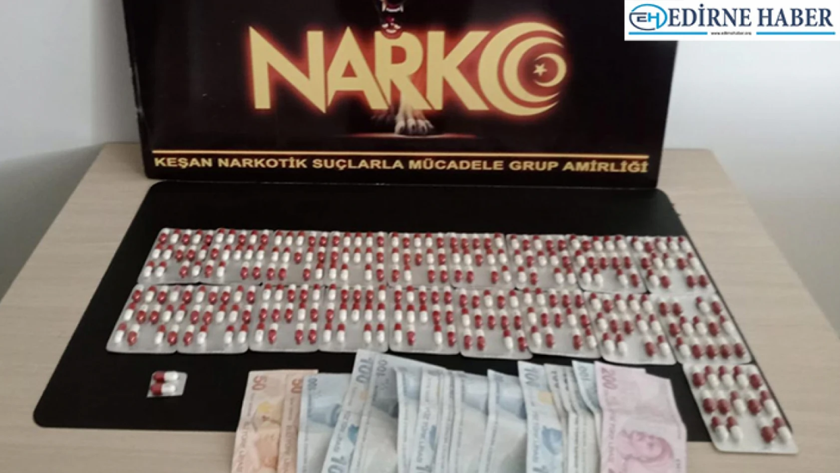 Edirne'de uyuşturucu operasyonunda yakalanan 2 şüpheli gözaltına alındı