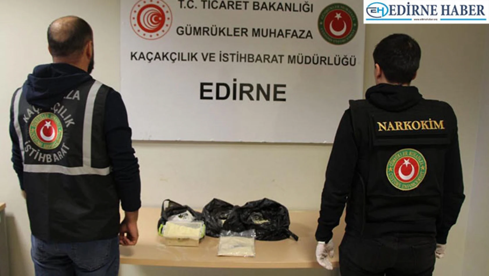 Edirne'de uyuşturucu operasyonlarında 22 şüpheli yakalandı