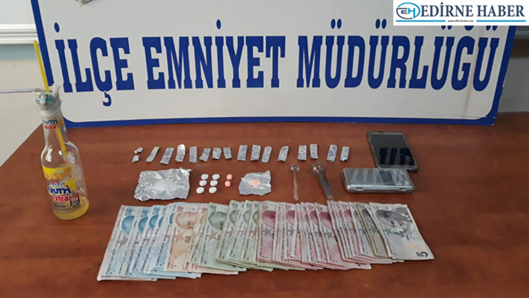 Edirne'de uyuşturucu ticareti iddiasıyla 2 şüpheli yakalandı