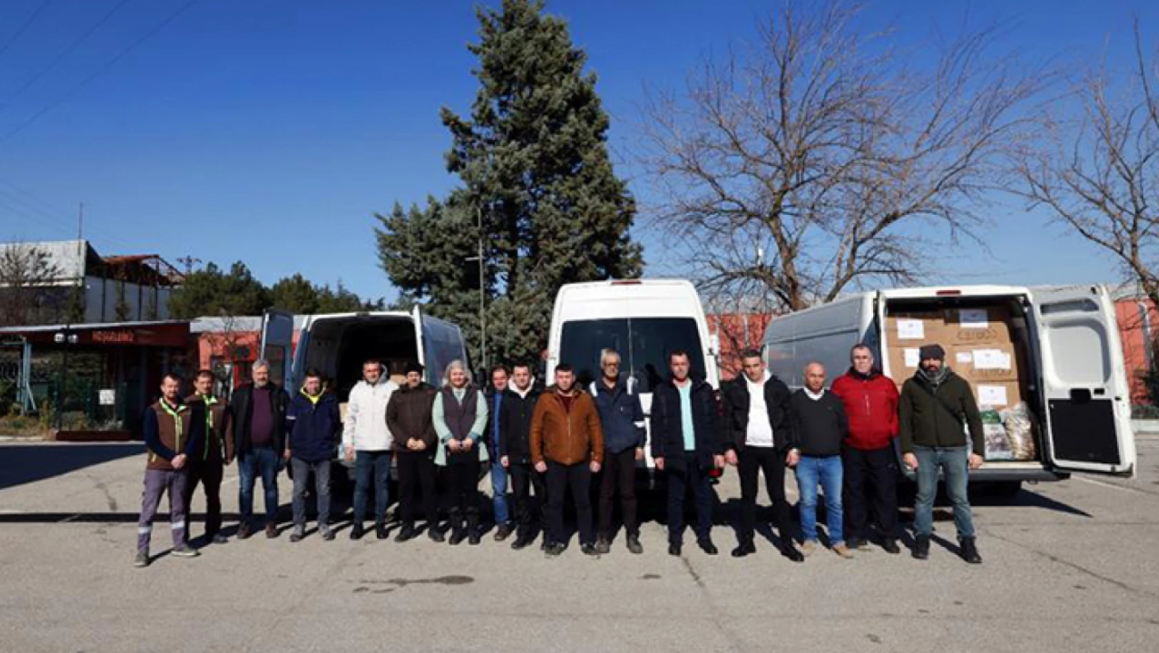 Edirne'den fabrika çalışanları deprem bölgesinde