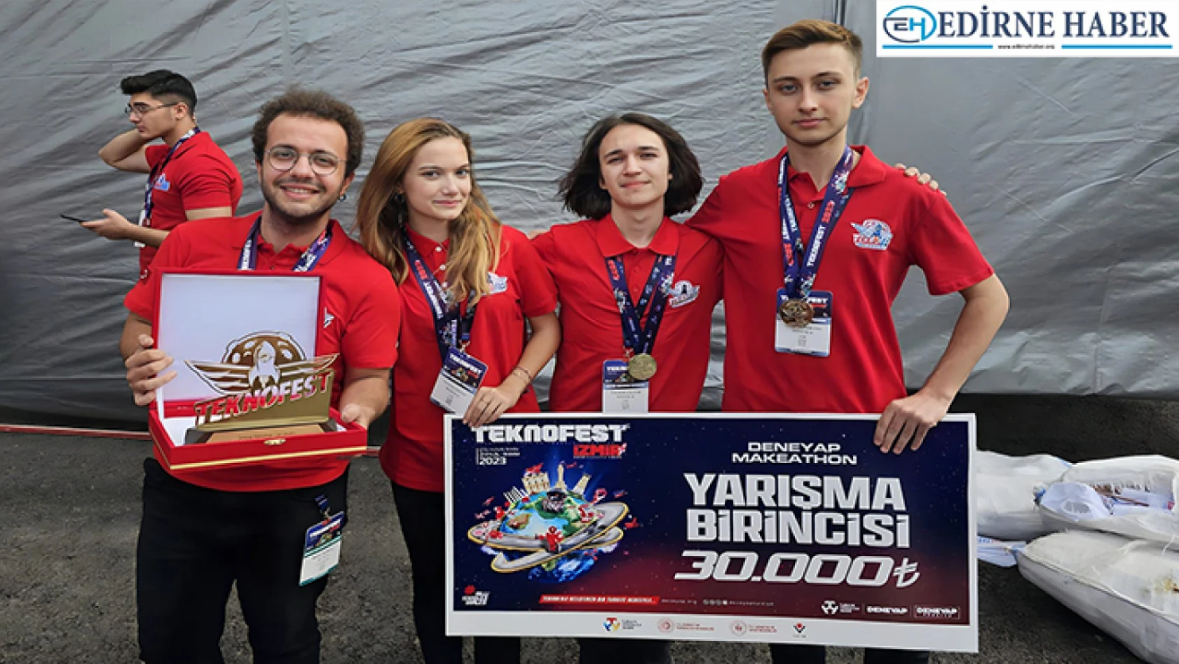Edirne takımının projesi Teknofest'te birinci oldu