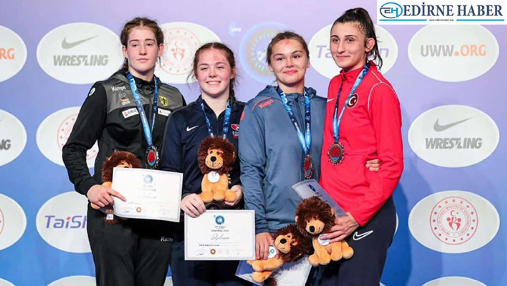 Edirneli sporculardan gururlandıran başarı