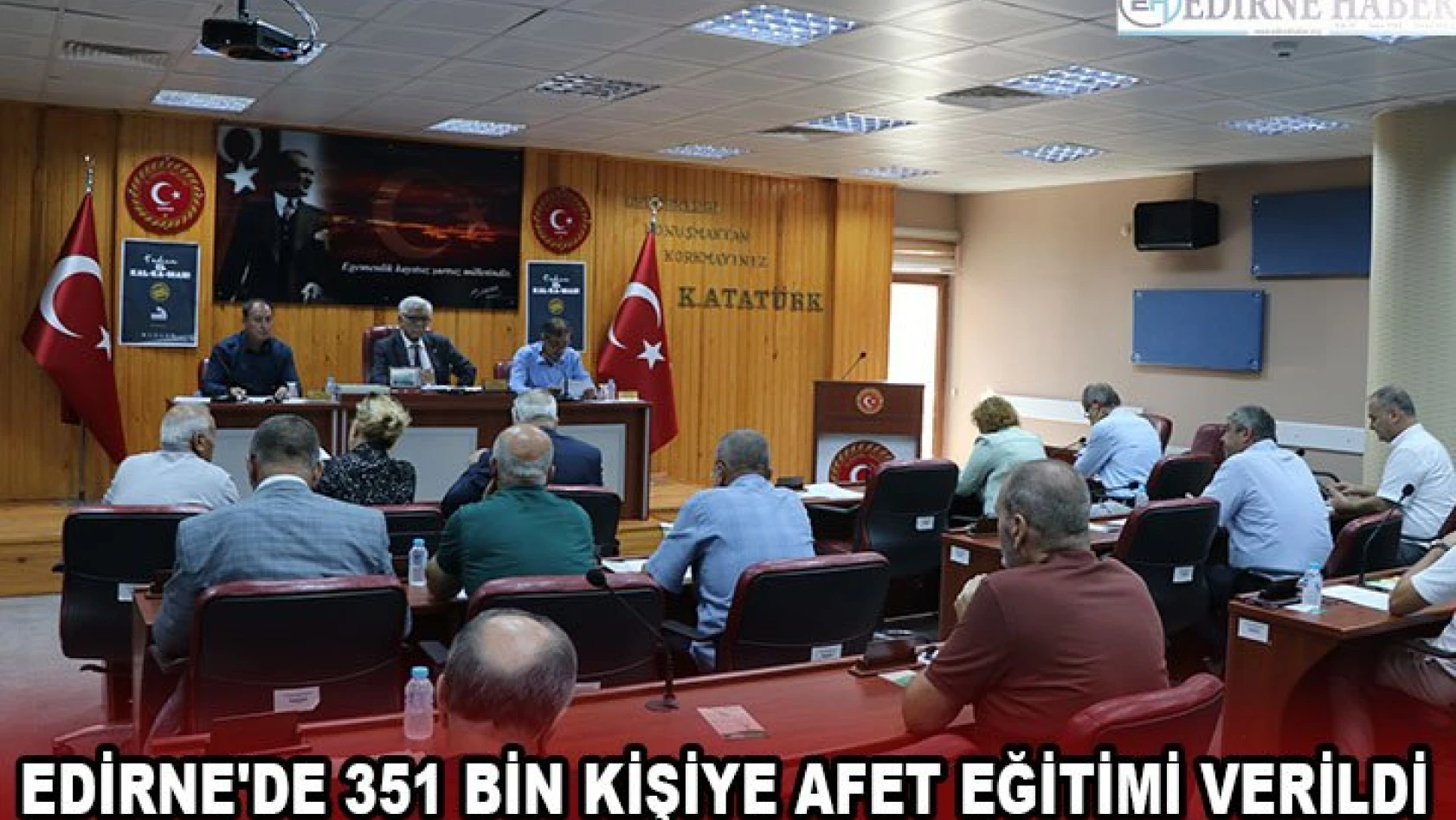 Edirne'de 351 bin kişiye afet eğitimi verildi