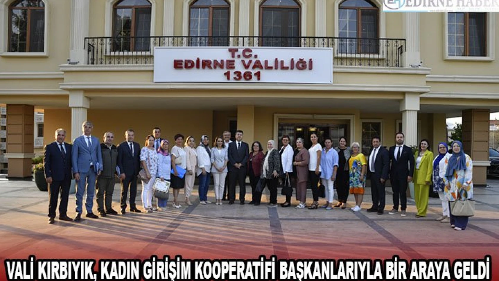 Vali Kırbıyık, kadın girişim kooperatifi başkanlarıyla bir araya geldi