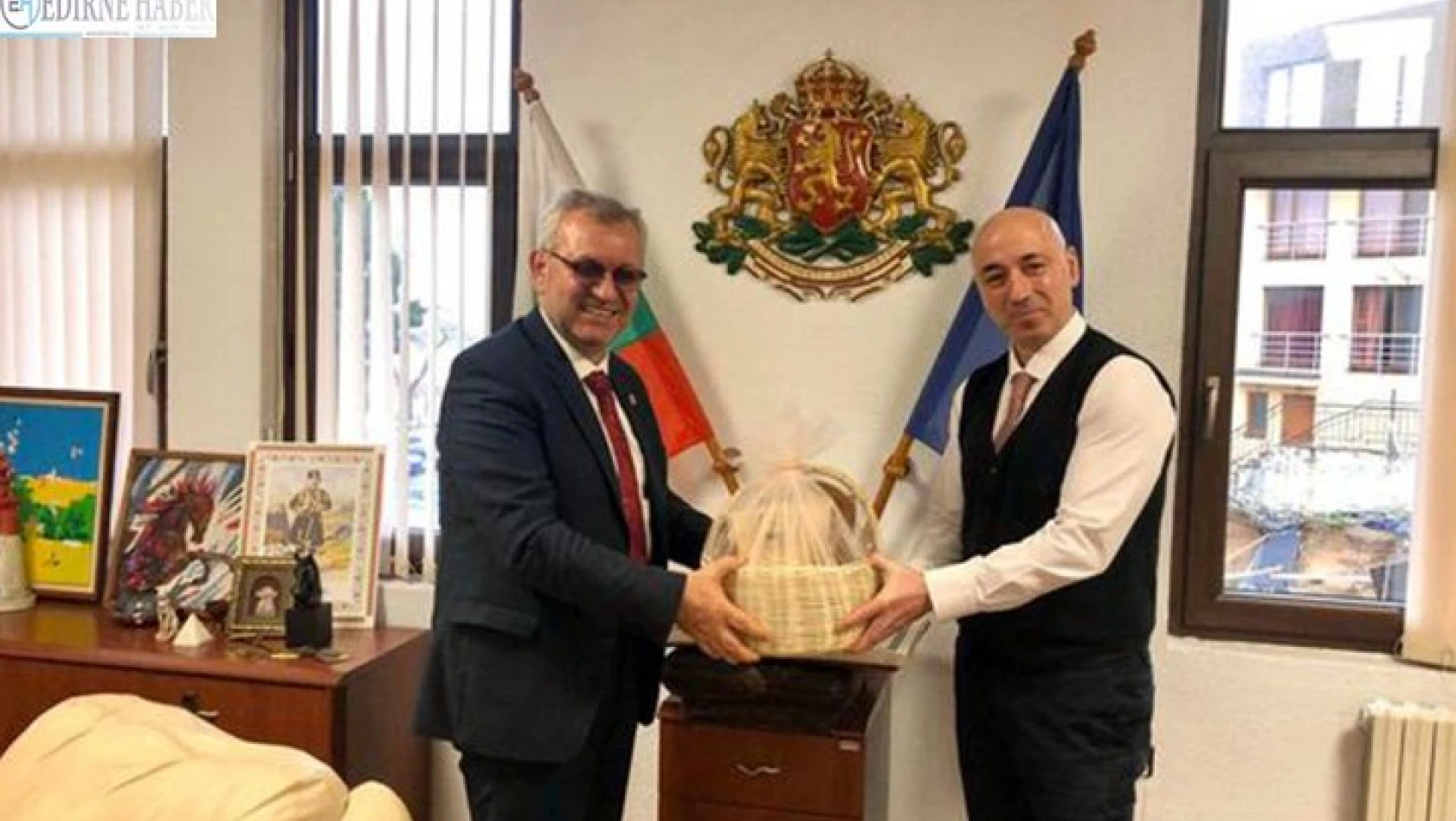 Helvacıoğlu, Bulgaristan'ın Sozopol Belediyesini ziyaret etti