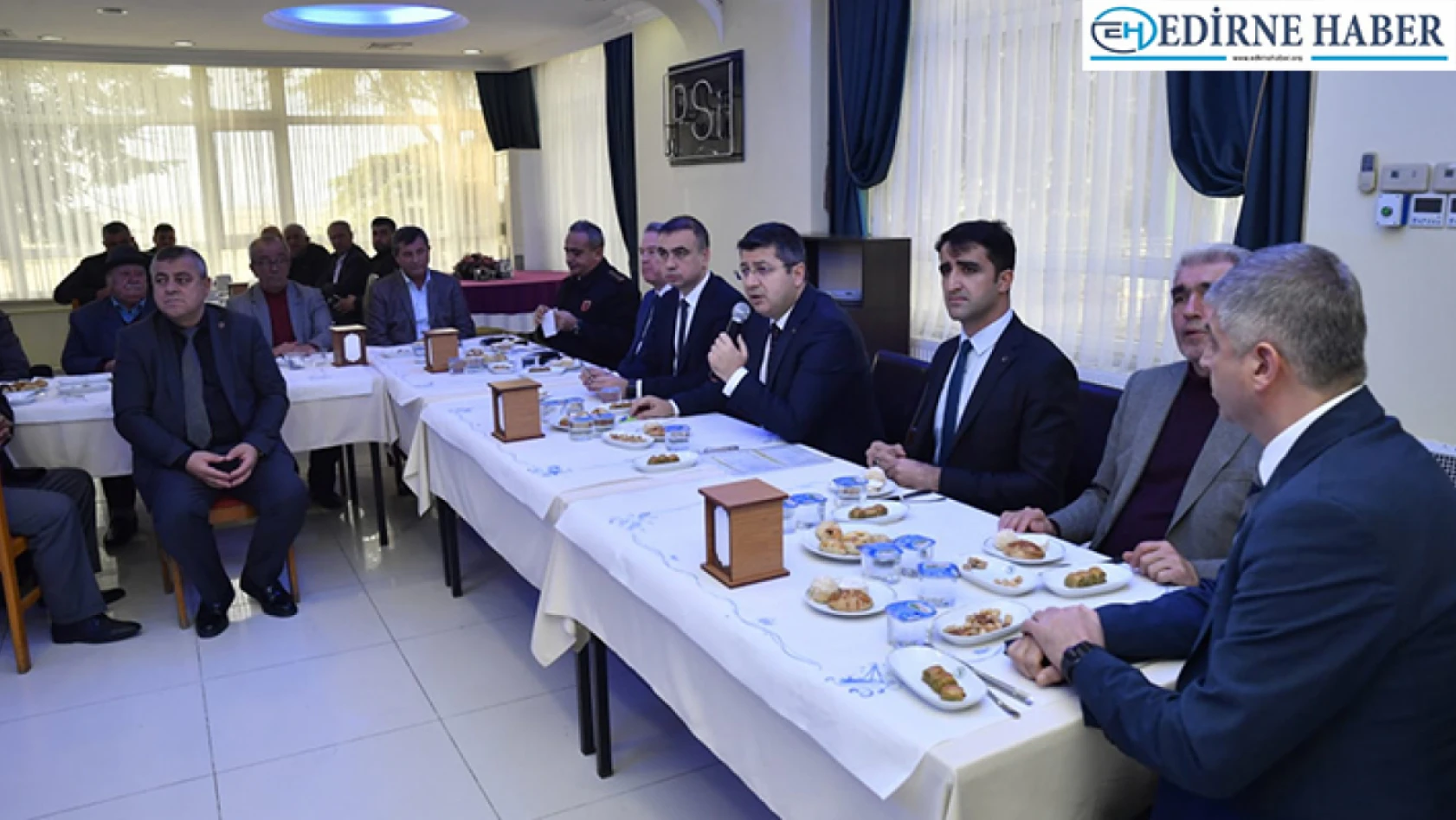 Hamzadere Sulama Birliği Toplantısı, Vali Kırbıyık başkanlığında yapıldı