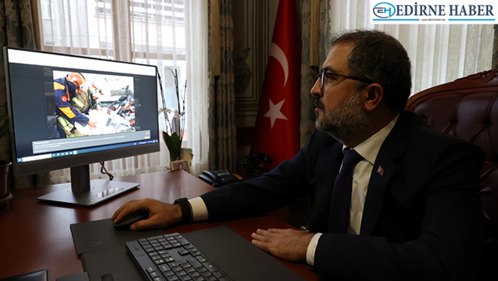İletişim Başkanlığı Edirne Bölge Müdürü Arar, AA'nın 'Yılın Kareleri' oylamasına katıldı
