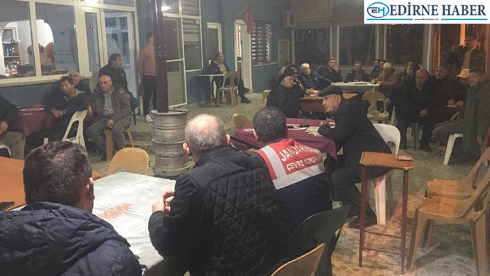 Jandarma ekipleri Kemalköy'de çiftçileri bilgilendirdi