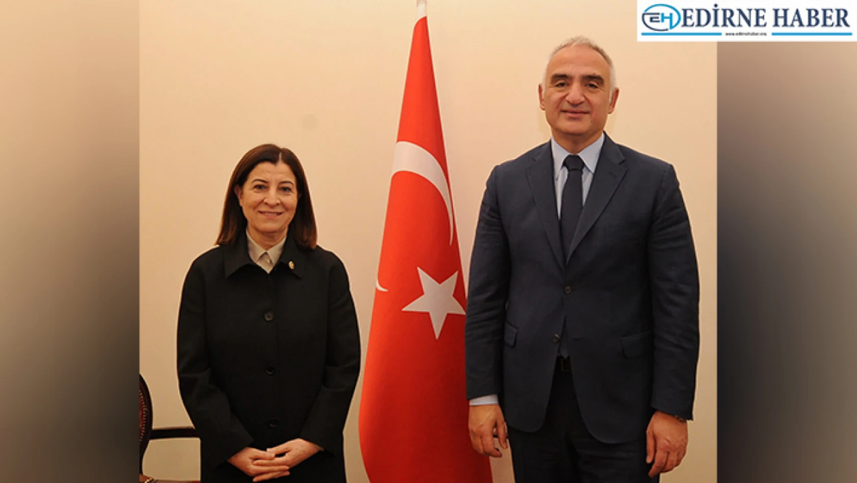 KEFEK Başkanı Aksal, Kültür ve Turizm Bakanı Mehmet Nuri Ersoy'u ziyaret etti