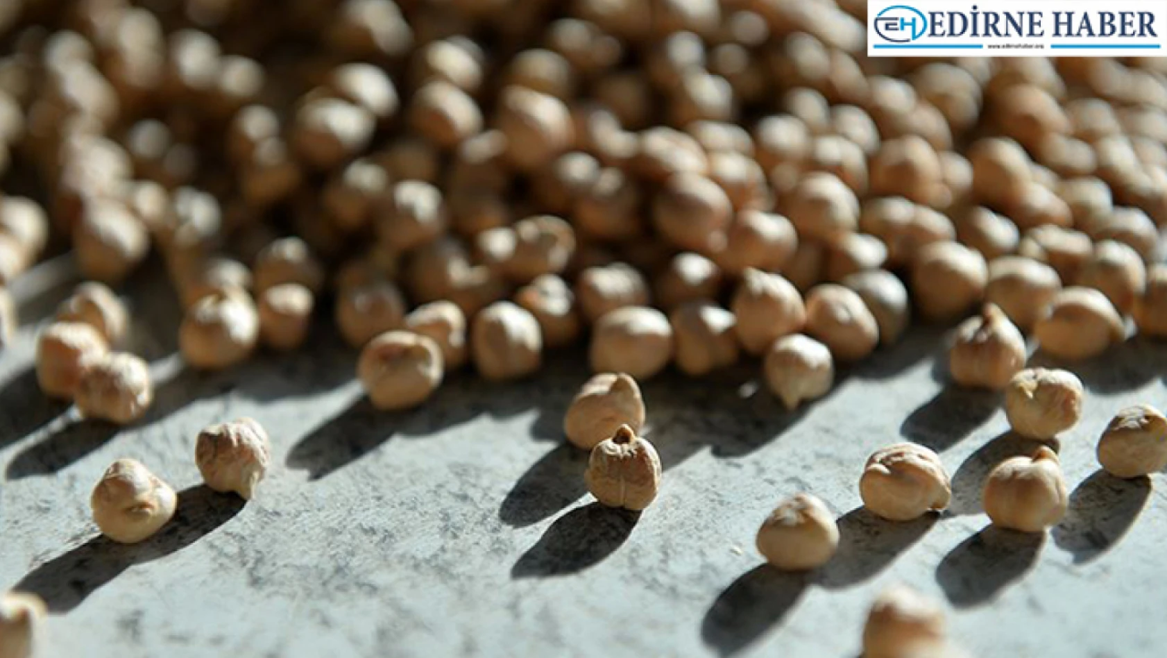 Kırklareli'nde çiftçilere 800 kilogram nohut tohumu dağıtıldı