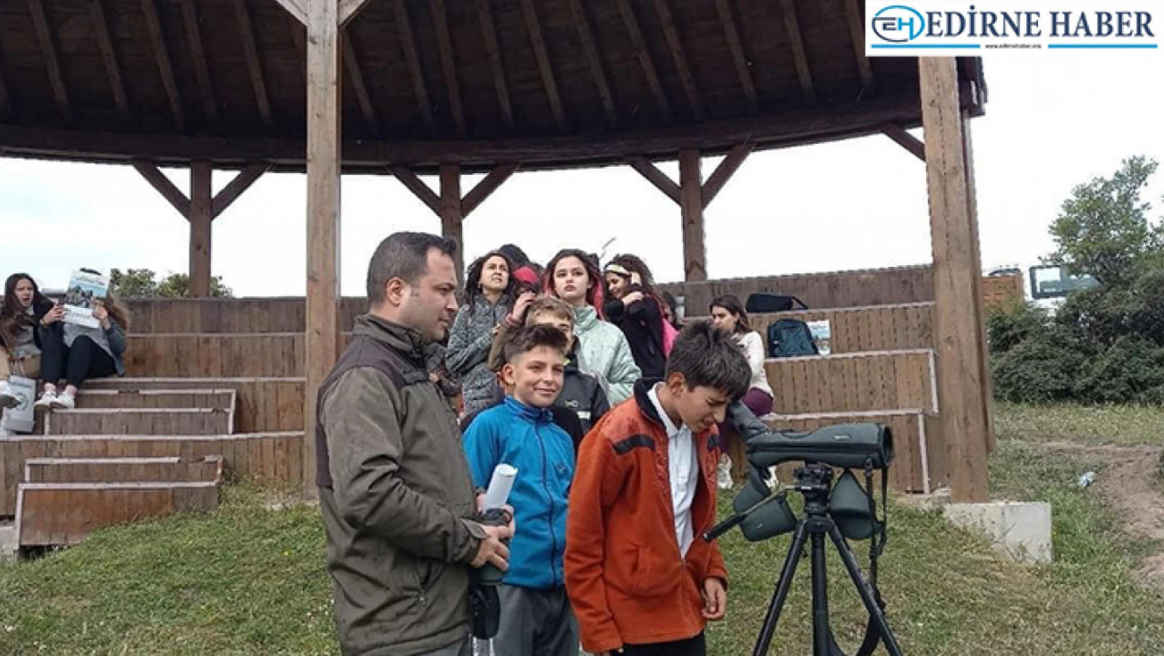 Öğrenciler Dünya Biyoçeşitlilik Günü'nde kuş gözlemi yaptı