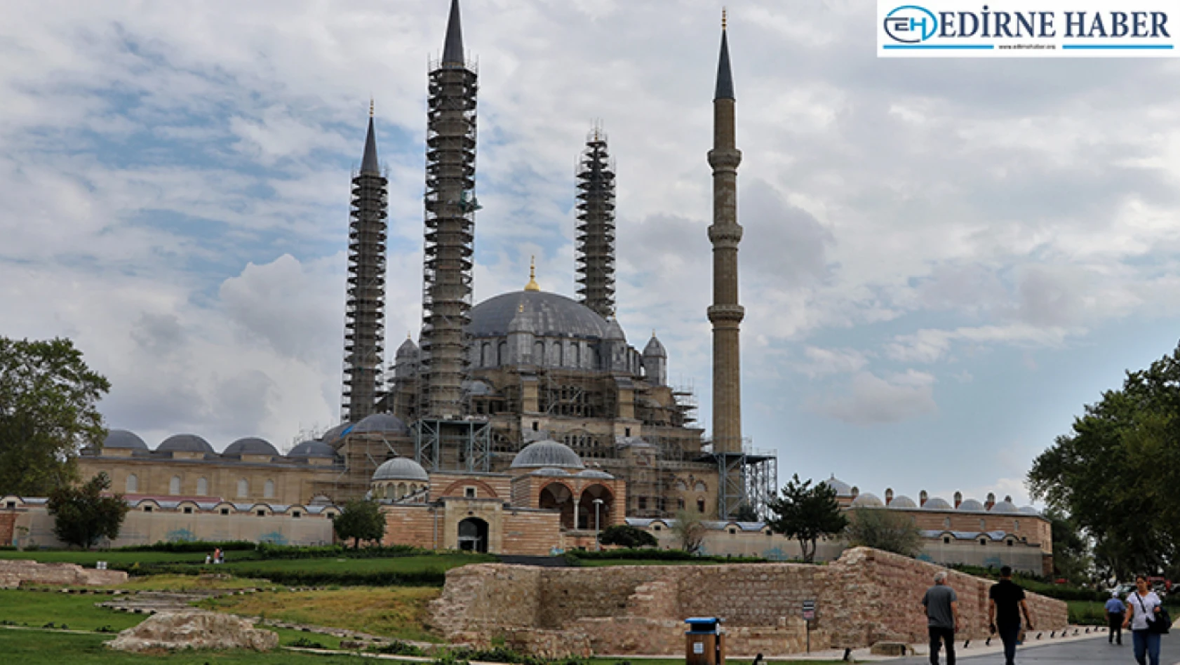 Selimiye Camisi'nin restorasyonunun önümüzdeki yıl büyük oranda tamamlanması hedefleniyor