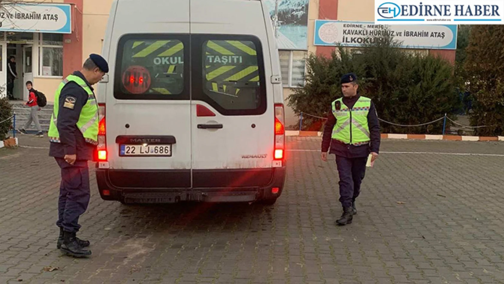 Servis Araçları Denetlendi