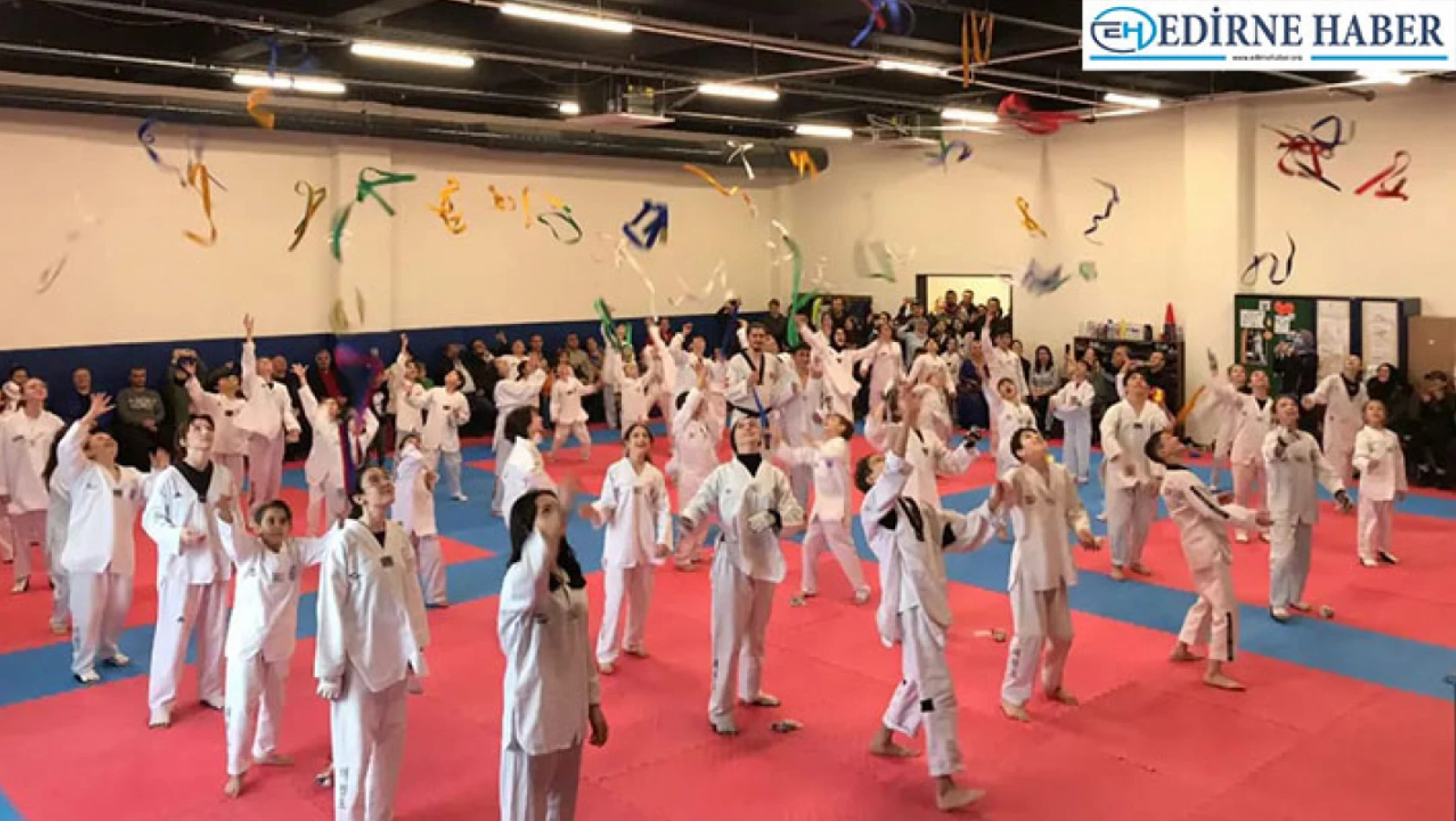 Taekwondo branşında Kuşak İmtihan Sınavı yapıldı