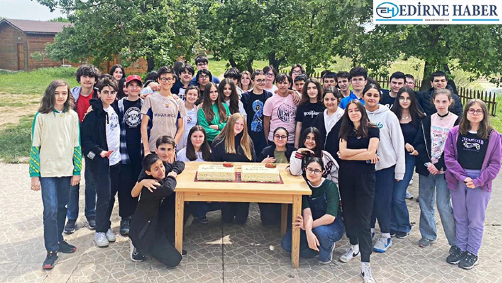 TED Edirne Koleji, 8. Sınıf öğrencileri piknik etkinliğinde bir araya geldi