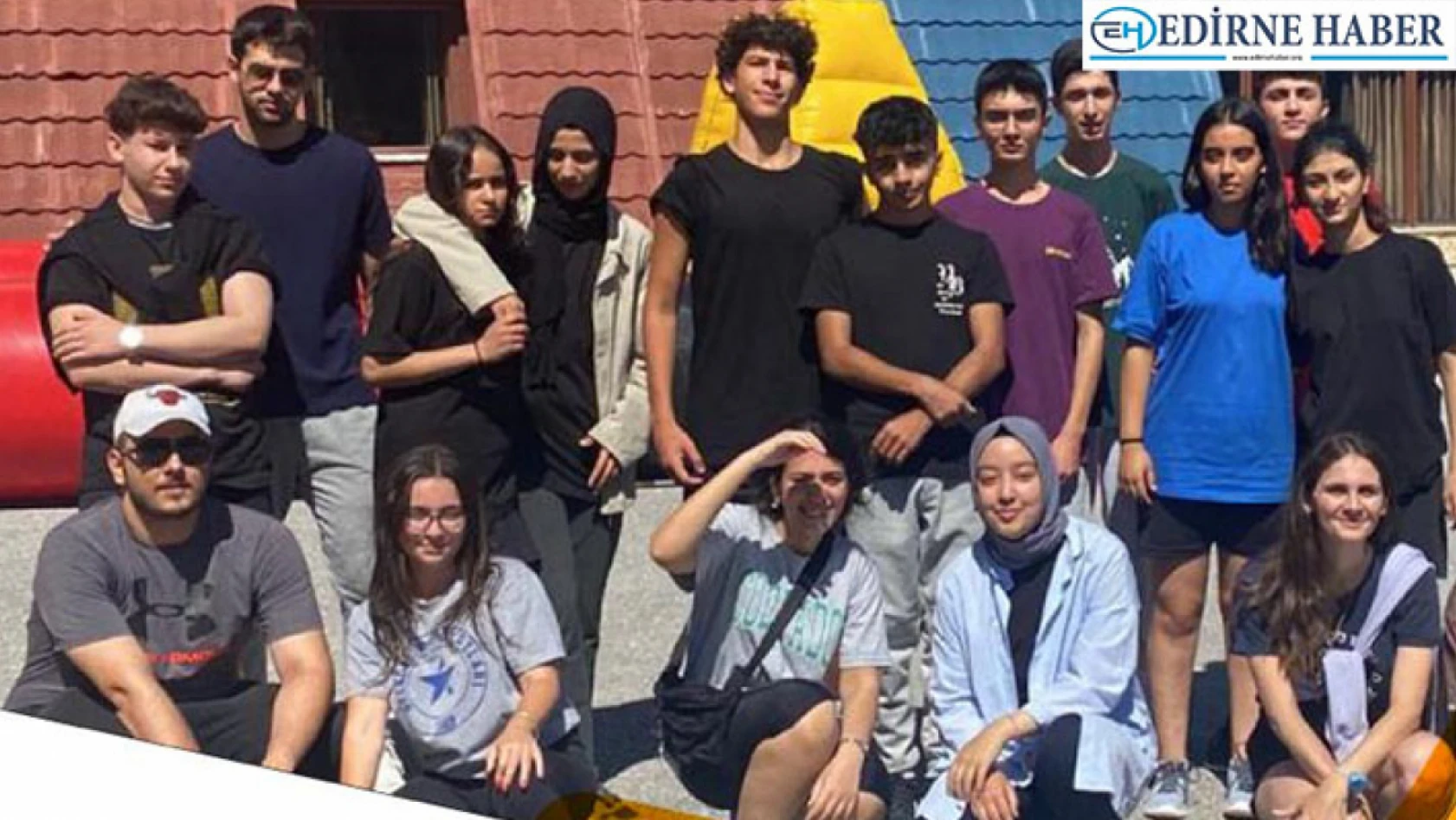 TED Edirne Koleji Afet Bursu kapsamında yaz kampına katıldı
