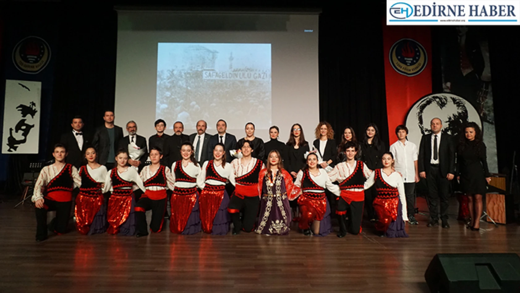 TED Edirne Koleji'nden Atatürk'ün Edirne'ye gelişinin 93. yıldönümüne özel konser