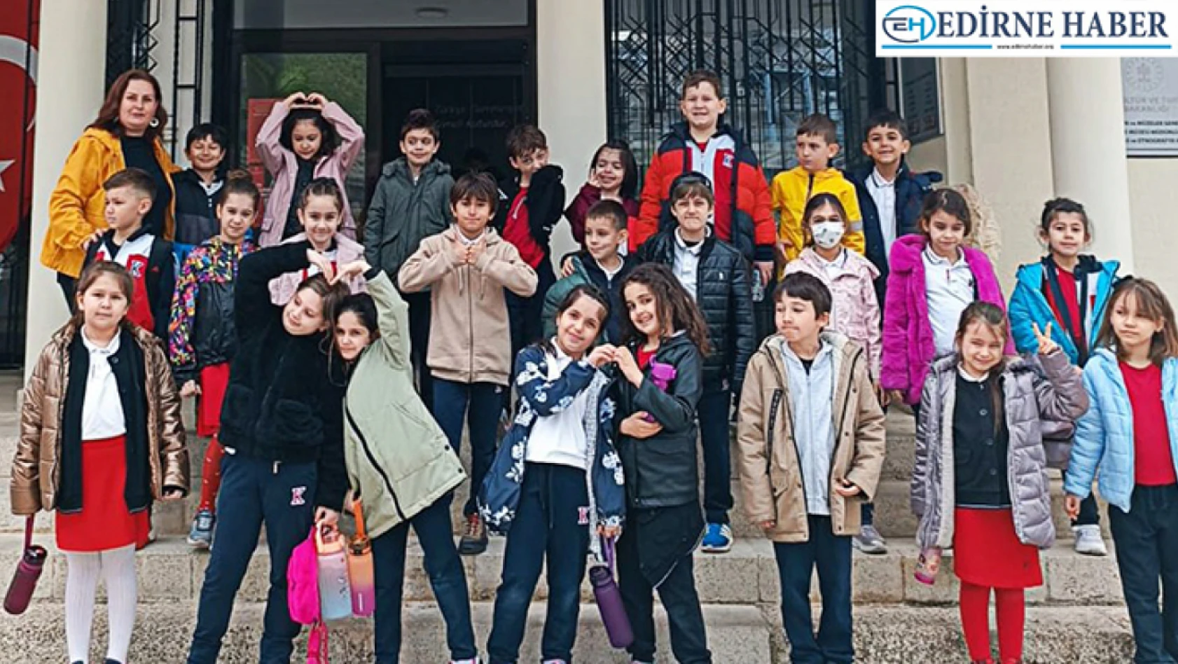 TED Edirne Koleji öğrencileri, kentin tarihi noktalarını ziyaret etti