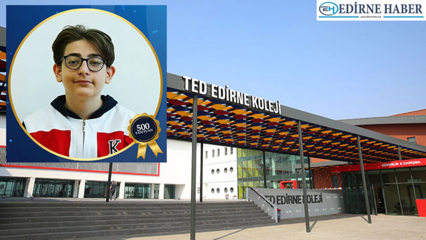 TED Edirne Koleji öğrencisi Türkiye birincileri arasındaki yerini aldı